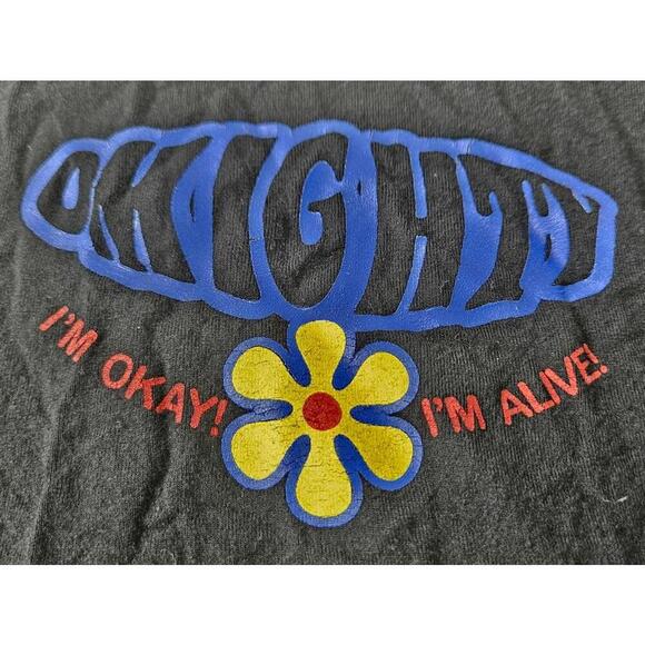 Omighty I'm Okay I'm Alive Leopard Trim Horse Tank - Size M - Picture 4 of 6
